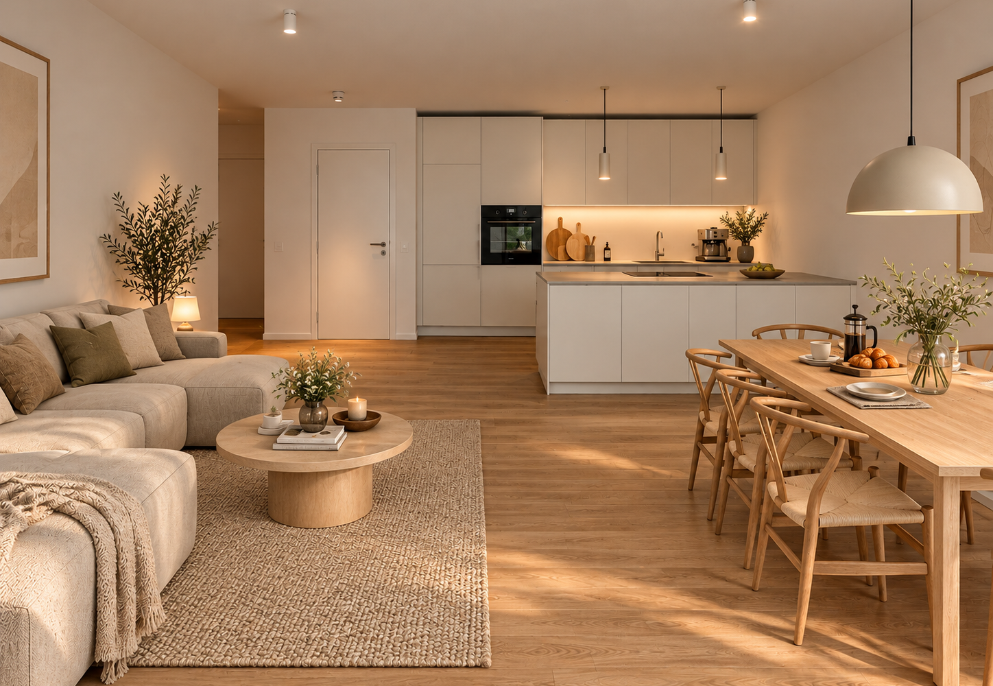 Wohnzimmer (KI-generiert) Wohnzimmer (KI-generiert)