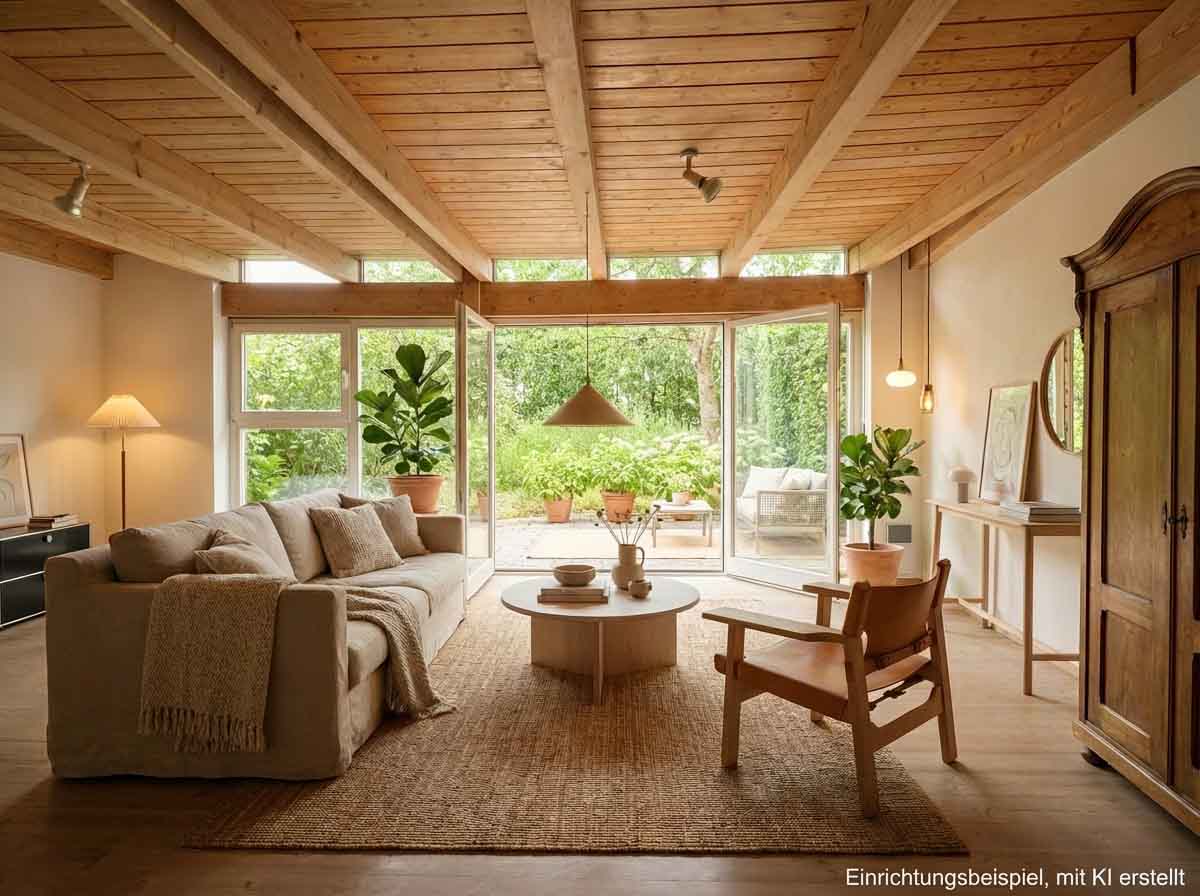 Einrichtungsbeispiel Wohnzimmer