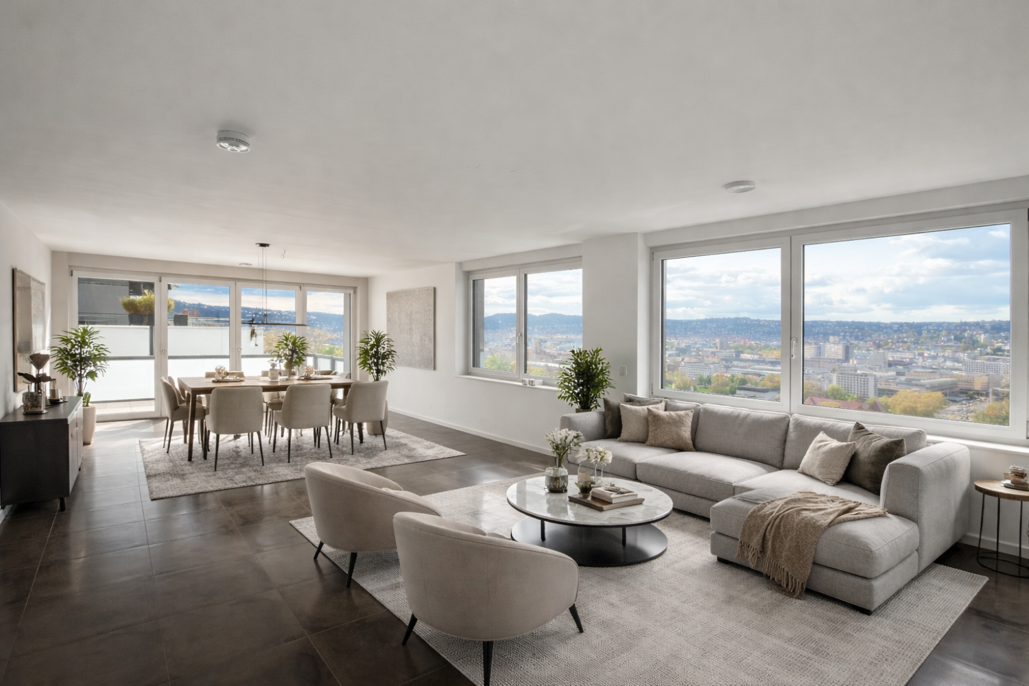 Diese Aussicht! Helle Wohnung in Traumlage an der Gänsheide — mit großem Balkon - Foto 1
